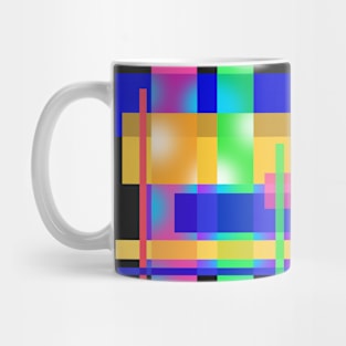 Techno Plaid Mug